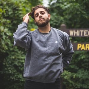 Distressed Champion Crewneck